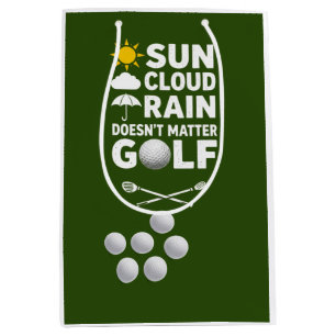 Golf forecast for golfer medium gift bag