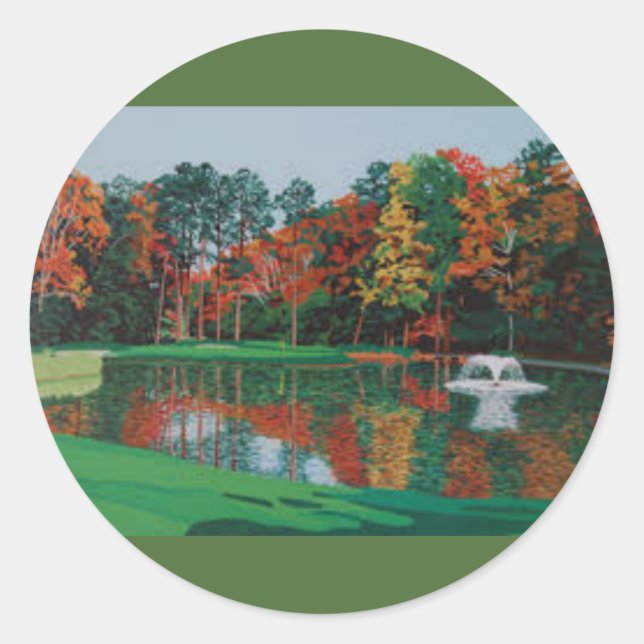 Golf Fountain Sticker (Front)