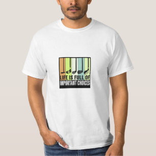 Golf Funny Life Choices Clubs T-Shirt