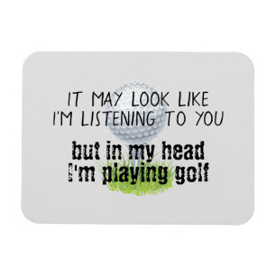 Golf funny magnet