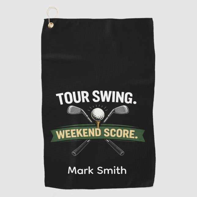Golf Funny Quotes for golfer  Towel (Front)