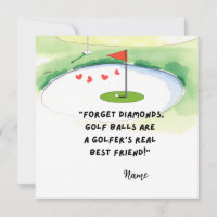 Golf Funny Quotes for Golfer Valentine's Day