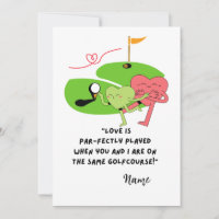 Golf Funny Quotes for Golfer Valentine's Day
