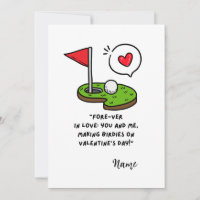Golf Funny Quotes for Golfer Valentine's Day