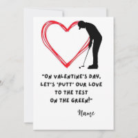 Golf Funny Quotes for Golfer Valentine's Day