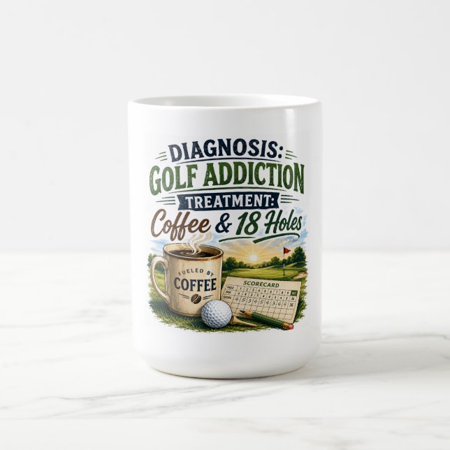Golf funny saying for golfer  coffee mug (Center)