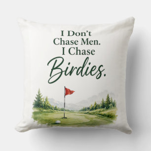 Golf Funny saying for golfer home decoration Throw Pillow