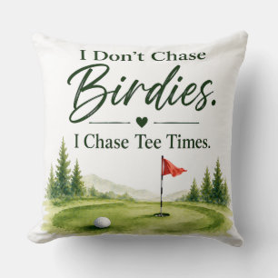 Golf Funny saying for golfer home decoration Throw Pillow