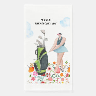 Golf Funny Saying for Golfer Napkin