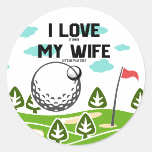 Golf Funny saying for golfer  Square Sticker