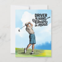 Golf funny saying quotes for golfer greeting
