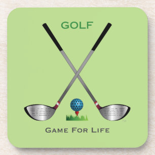 GOLF - Game for Life Golf Clubs Golf Ball Coaster