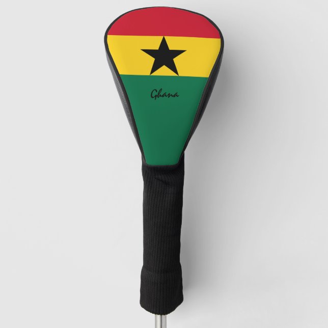 Golf Ghana & Ghanaian Flag / Golf Clubs Covers (Front)