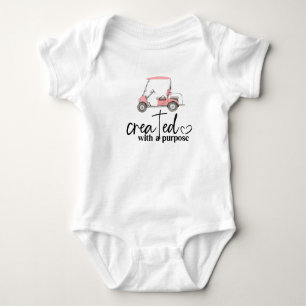 Golf Gift for Baby Shower Golfer Golf Cart  Bodysuit