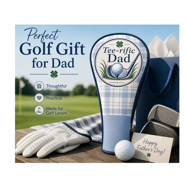 Golf Gift for Dad | Father’s Day Headcover (Stylish golf headcover gift for Dad, perfect for Father’s Day and every round he loves.)