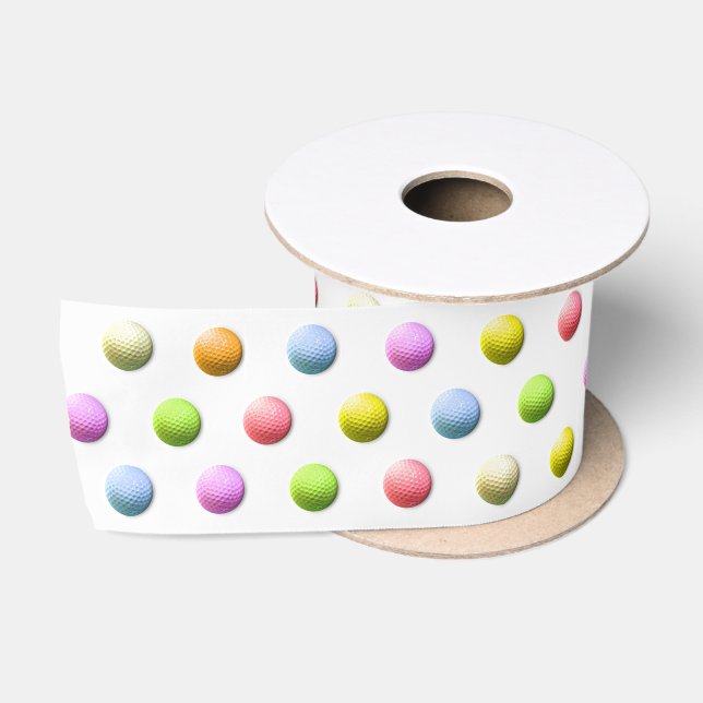 Golf Gift Satin Ribbon (Spool)