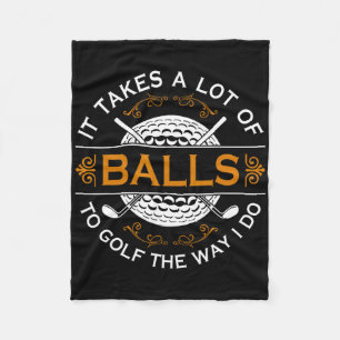 Golf Gifts For Men Golfers With Funny Saying It Ta Fleece Blanket