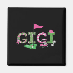 Golf Gigi Nk Hole In One Golf 1st Birthday Girl Magnet