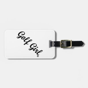 Golf Girl Luggage Tag