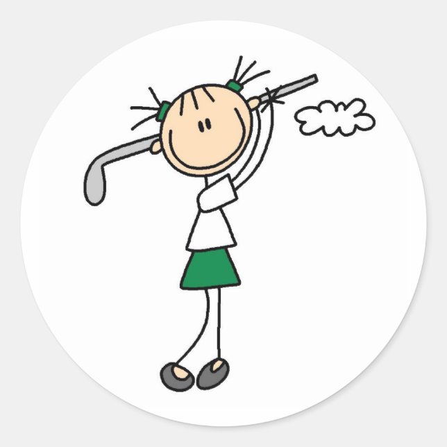 Golf Girl Sticker (Front)