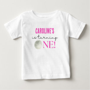 Golf Girls 1st Birthday Baby T-Shirt