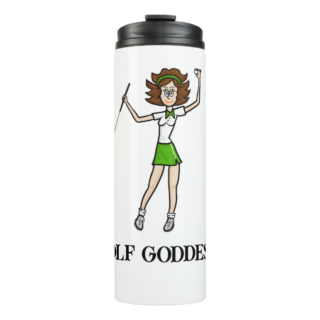 Golf Goddess Thermal Tumbler (Front)