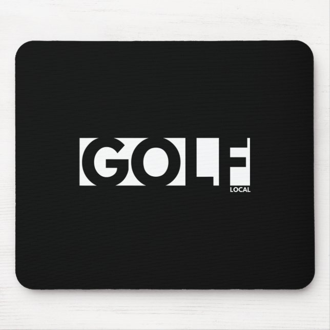 Golf  golfbag mouse pad (Front)