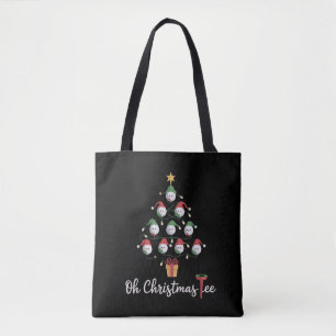 Golf Golfer Funny Golfing Oh Christmas Tee Tote Bag