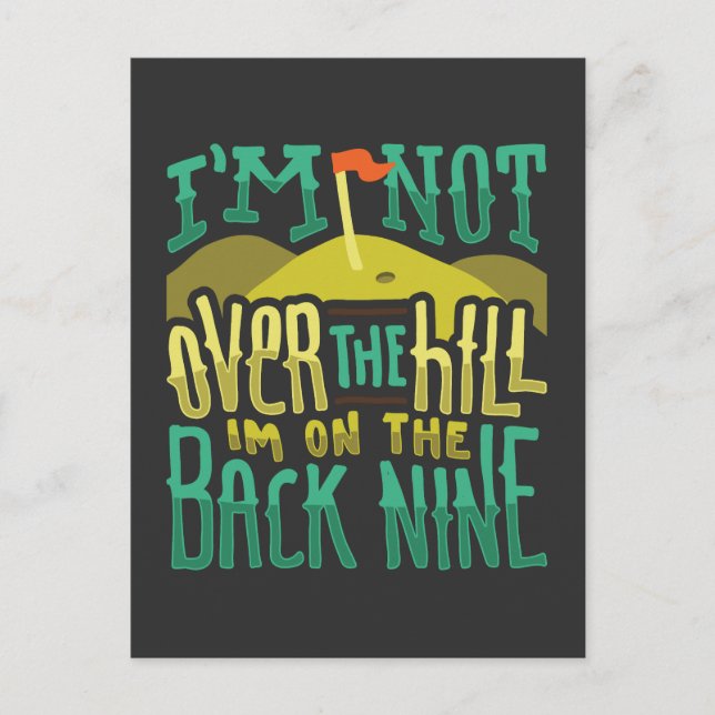Golf Golfer Gift Postcard (Front)