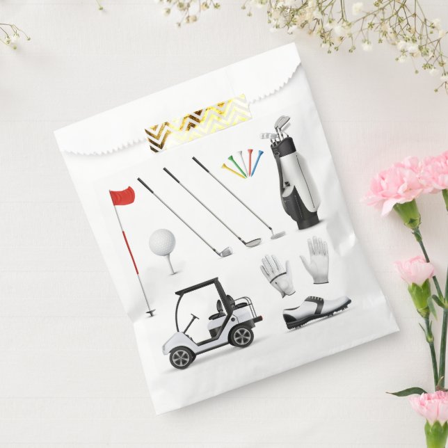 Golf Golfer Golfing Birthday Party Favour Bag (Sealed)