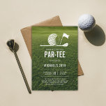 Golf Golfer Golfing Minimalist Men 30th Birthday Invitation<br><div class="desc">30th birthday ideas for men: a golf themed 30th birthday party invitation for him, featuring an illustration of a golf ball in an extreme close-up view, on a golf course background. A modern, elegant 30th birthday party invitation for your husband, boyfriend, partner, uncle etc. who loves golfing and / or...</div>