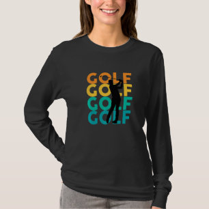 Golf Golfer Retro Vintage T-Shirt
