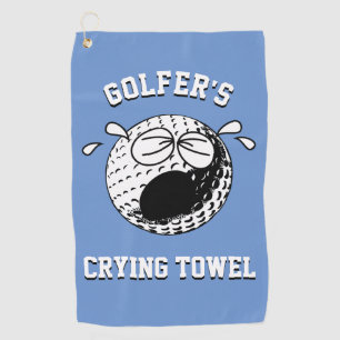Golf Golfeurs en train de pleurer Serviette Personnalis
