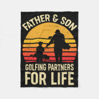 Golf Golfing Father Son Matching Dad