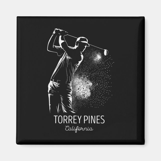 Golf Golfing Torrey Pines 1  Magnet (Front)
