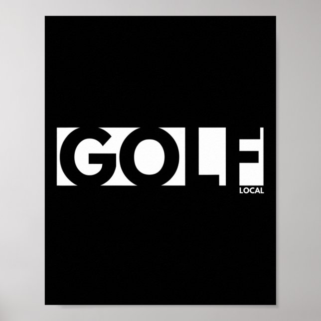 Golf  golfskills poster (Front)