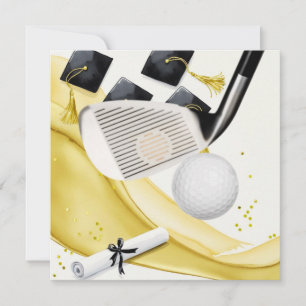 Golf Graduation Card – Congratulations Graduate