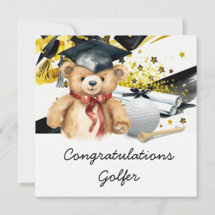Golf Graduation Card – Congratulations Graduate