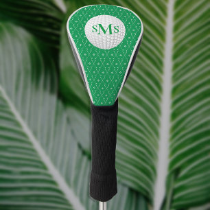Golf Green 3 Initial Monogram Head Cover