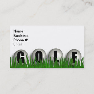 Golf Green Business Card