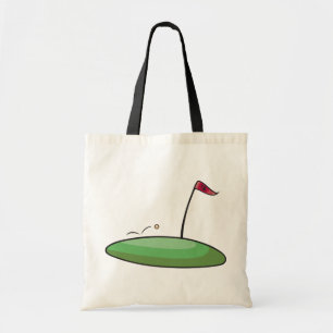 Golf Green Tote Bag