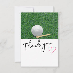 GOLF Greens Gratitude : Fairway Carte de remerciem