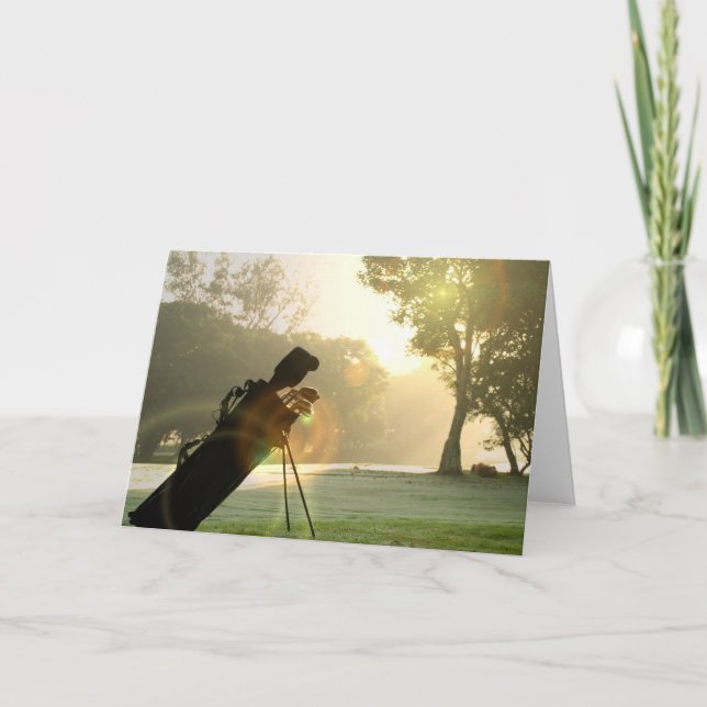 Golf Greeting Card (Front)