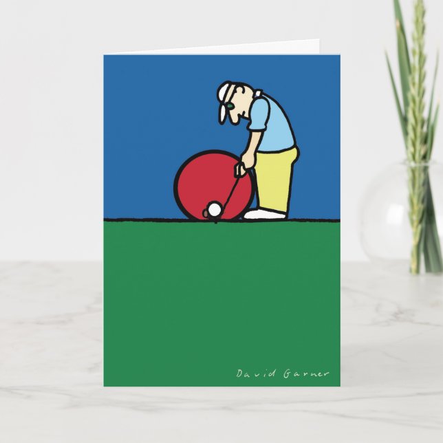 Golf Greetings Card (Front)