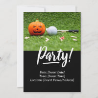 Golf Halloween themed for golfer