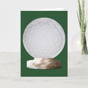 Golf Happy Birthday Card