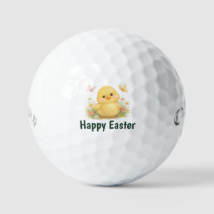 Golf Happy Easter with Chicken Balls