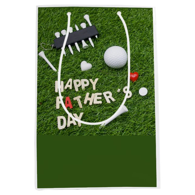 Golf  Happy Father's Day for Golf gift bag (Front)