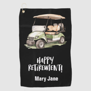 Golf Happy retirement for golfer Golf Towel