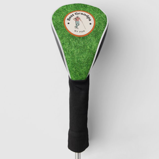 Golf Head Cover - Best Grandpa by Par  (Front)